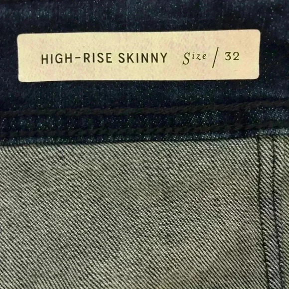 Pilcro and the Letterpress Women’s High Rise Skinny Jeans. Size 32. Dark wash. - Picture 7 of 9